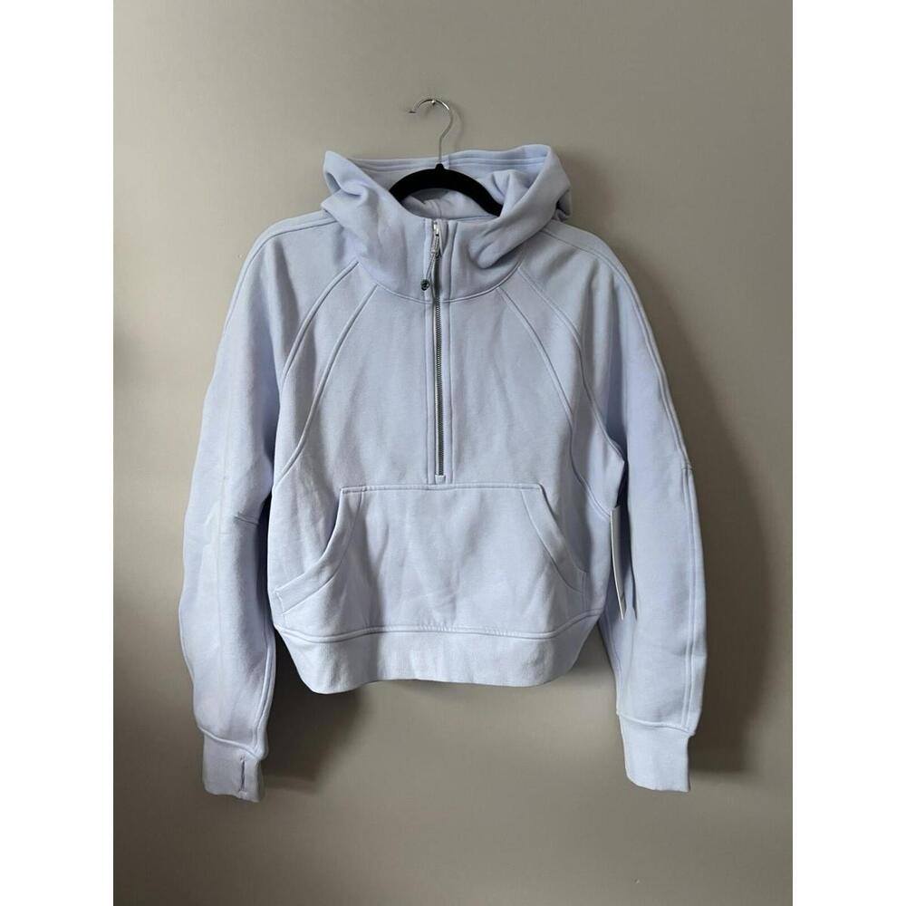 Lululemon Scuba Oversized 1/2 Half Zip Hoodie Blissful Blue NWT M/L